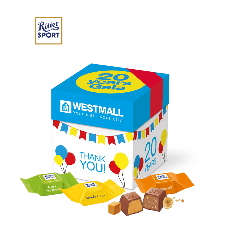 Personalised Gift box with Ritter Sport