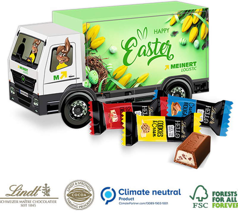 Personalised Hello Sticks Easter Truck 