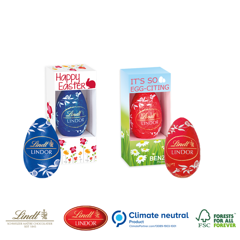 Personalised Boxed Lindor Lindt Chocolate Egg
