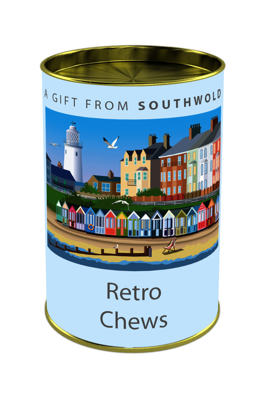 Personalised Tin Of Retro Chews 