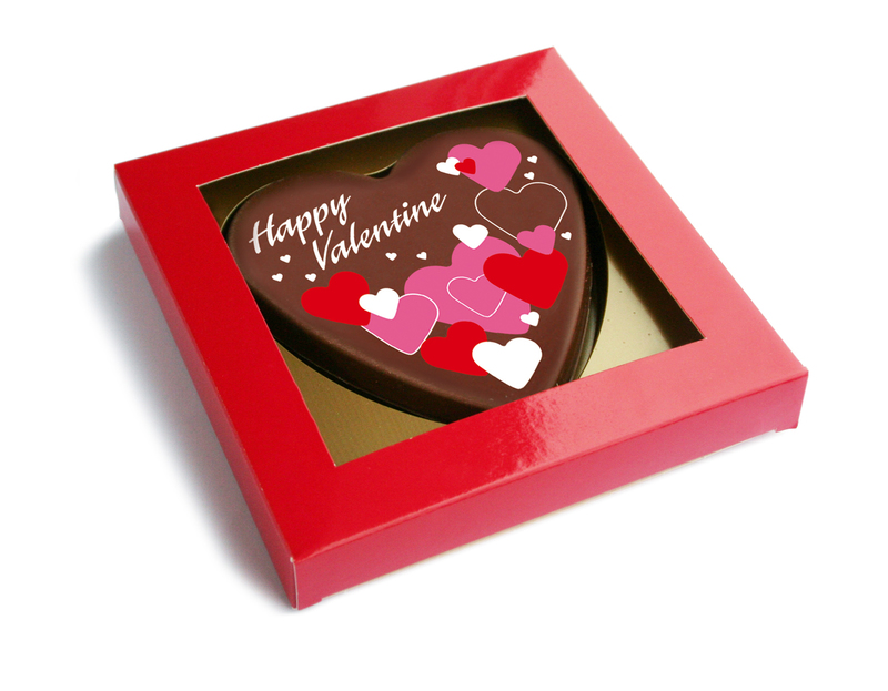 Personalised Belgian Valentine's Heart in Gift Box