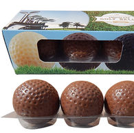 Chocolate Golf Balls in Personalised Gift Box