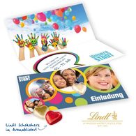 Lindt Heart Greetings Card