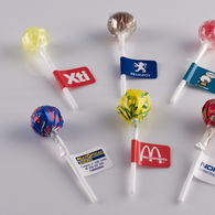 Personalised Lollipop with Flag
