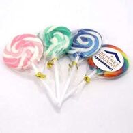 Personalised Large Swirly Lollies