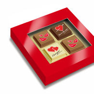 Valentine Box of Printed Pralines