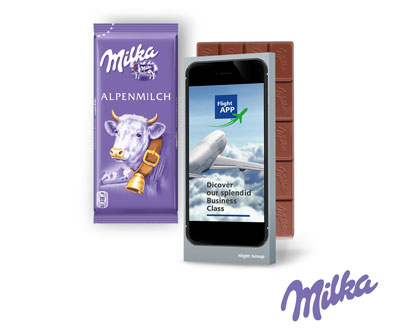 Bespoke Milka Chocolate Bar