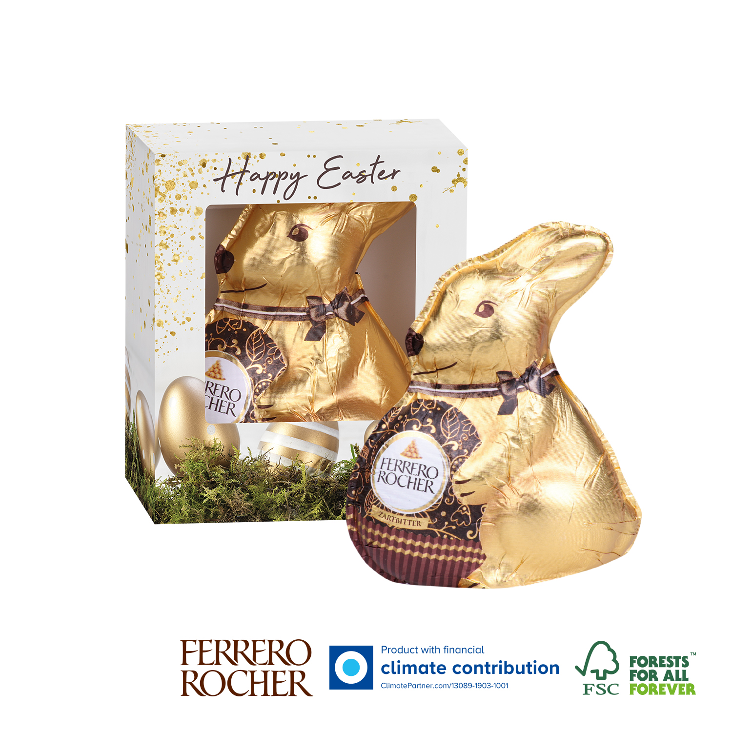 Personalised Ferrero Rocher bunny box 60g | Easter - Distinctive ...