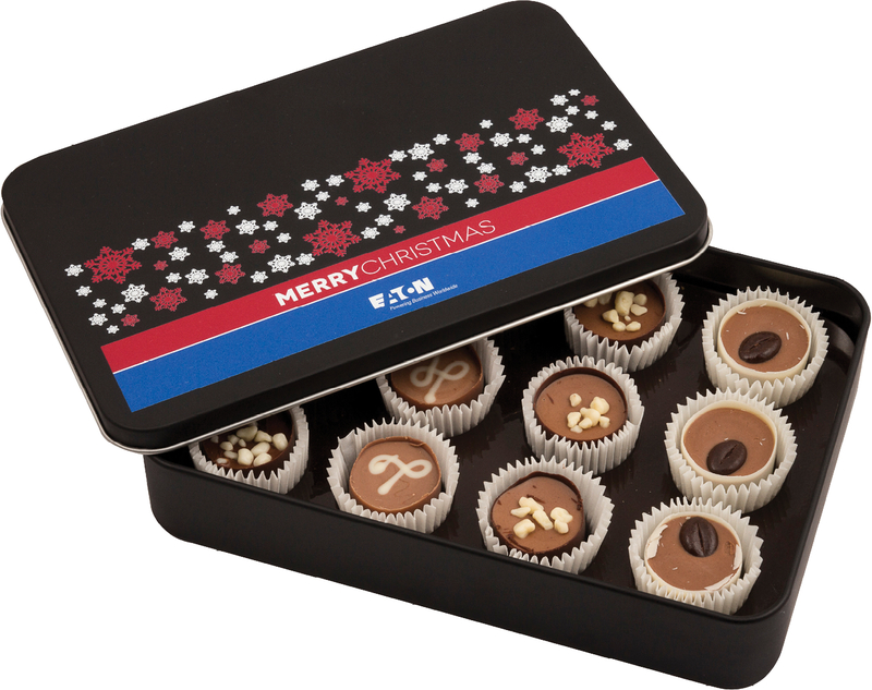 Personalised 12 Noble Chocolate Tin