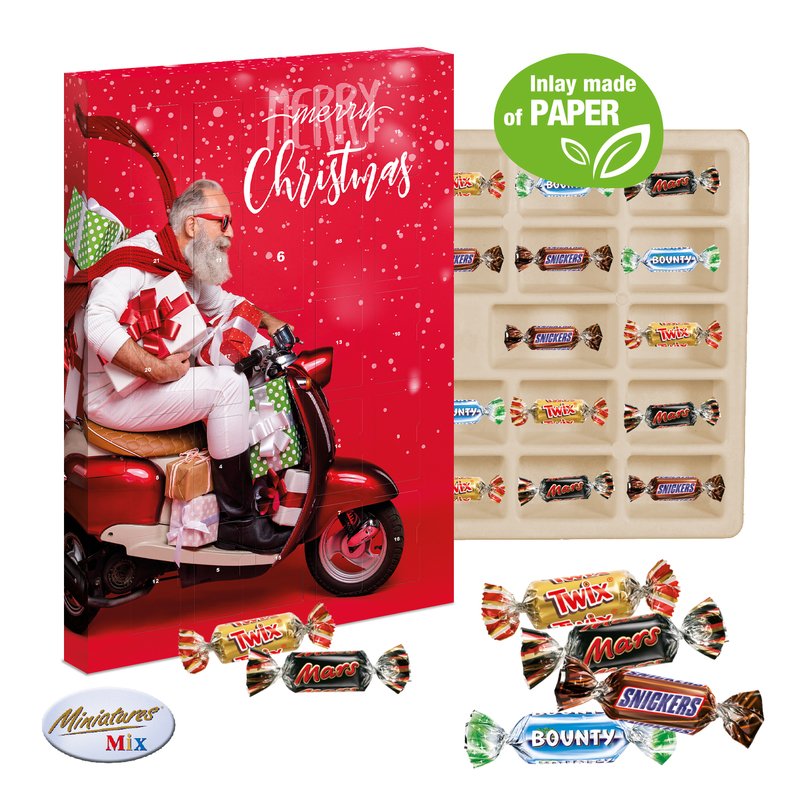 Personalised Extra Large Mars miniatures Advent Calendars 