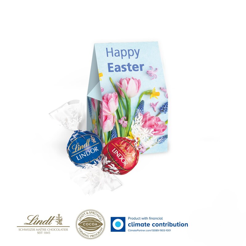 Personalised Mini Pouch With 2 Lindor Balls 