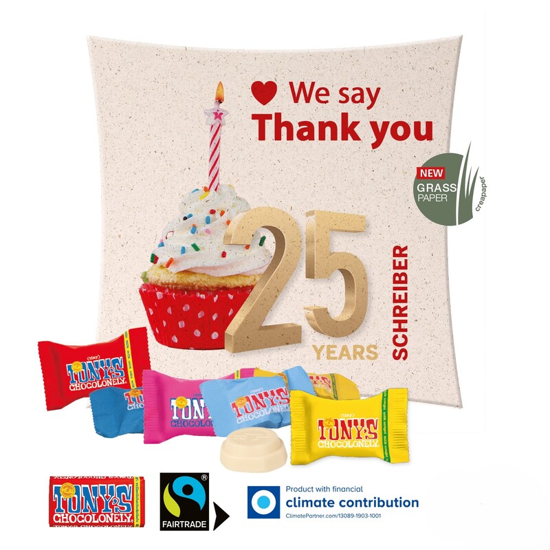 Personalised Eco Tony's Chocolonely Present Box