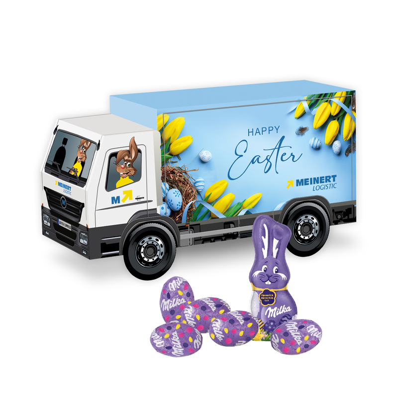 Personalised Easter Milka Truck 