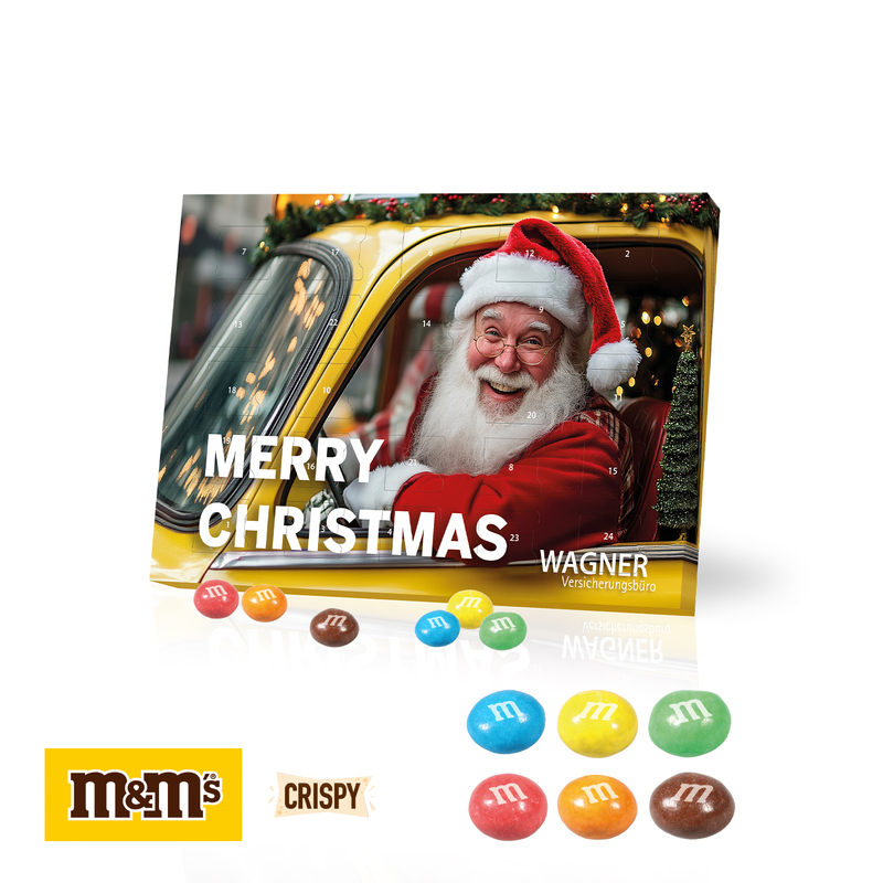 NEW Personalised M&M Desktop Calendar 