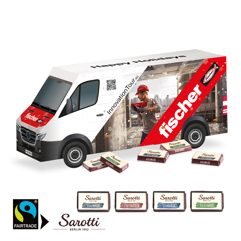 Personalised Van Sarotti Advent Calendar 