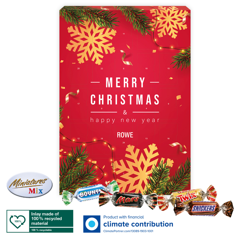 Personalised Extra Large Mars miniatures Advent Calendars 
