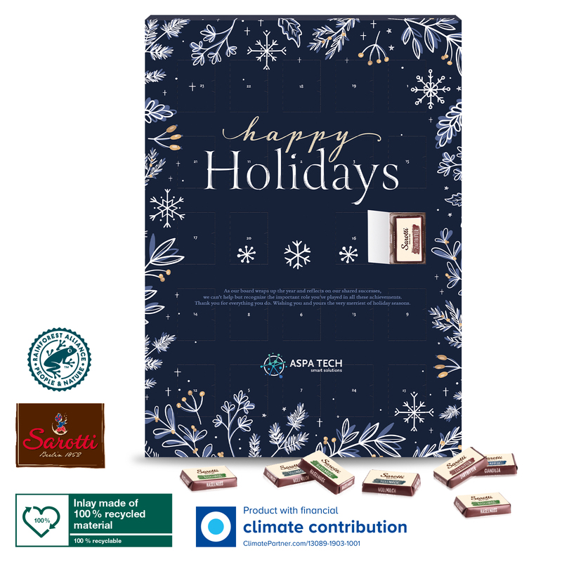 Personalised Sarotti Wall Advent Calendar 