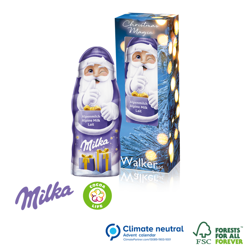 Milka Santa in Personalised Box