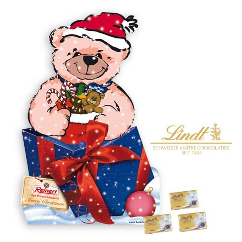 Personalised Bespoke Individually shaped 2D Lindt Advent Calendars