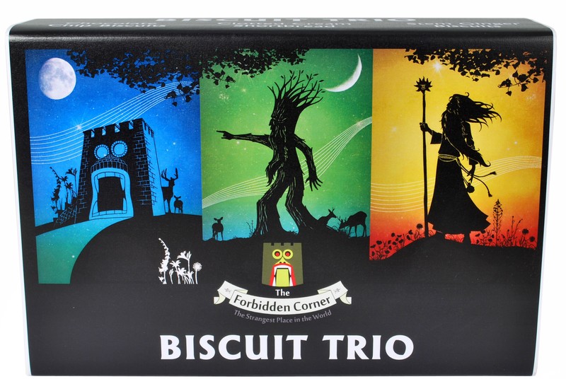Personalised large biscuit trio box