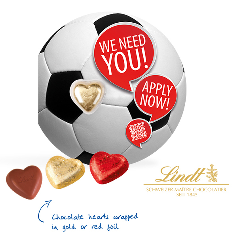 Lindt Football Themed Personalised Business Card