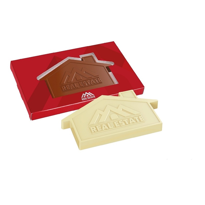 Personalised Chocolate Shaped House