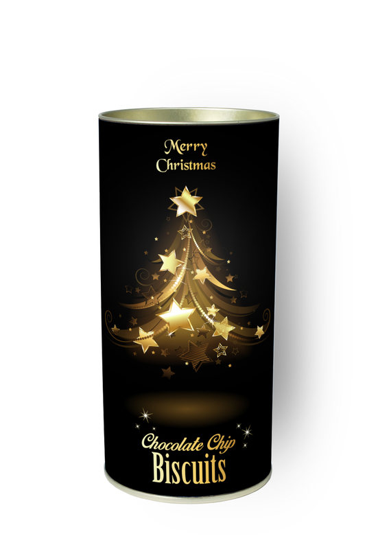 Christmas Personalised Biscuit Tubes 