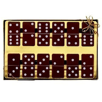 Presentation Box of 12 Chocolate Dominoes