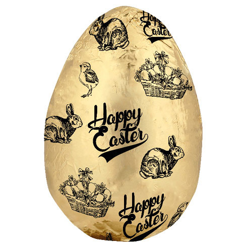 30g Printed Foil Easter Egg