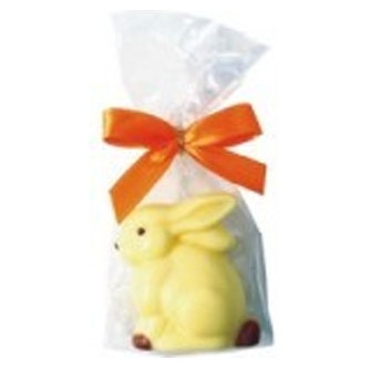 Tiny white chocolate rabbit