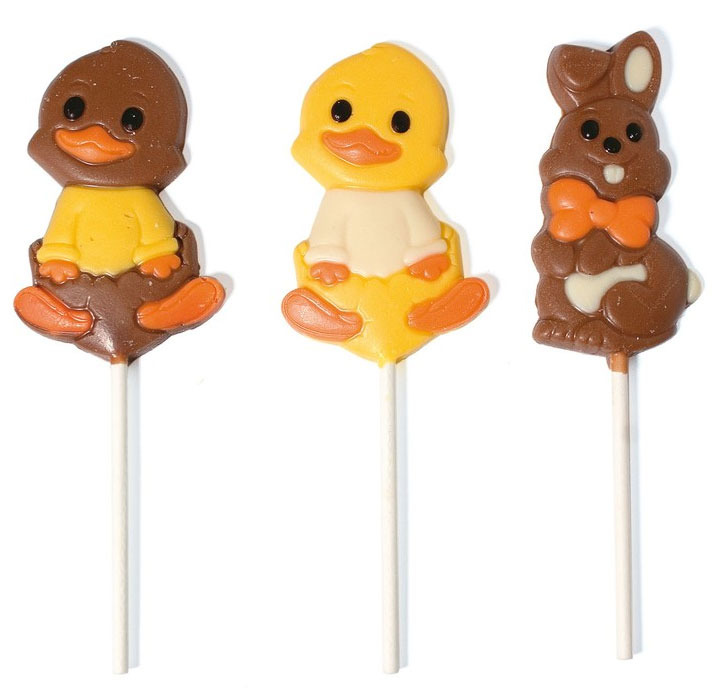 Belgian Chocolate Easter Lollipops