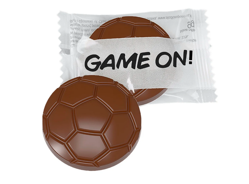 Personalised Flow Pack Chocolate Football 9g 