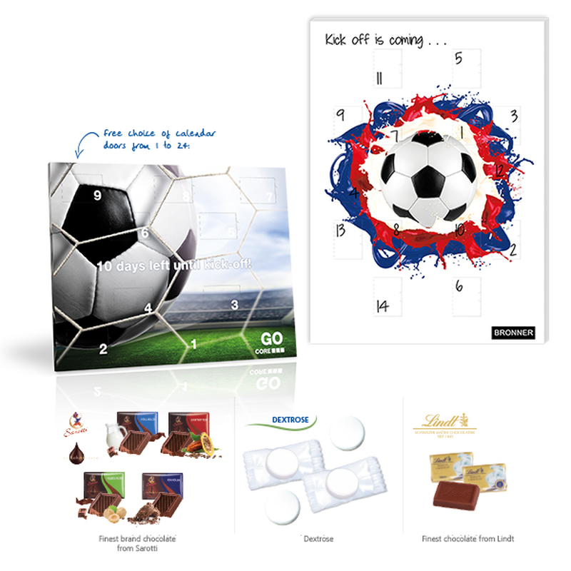 Personalised Football Countdown Calendar