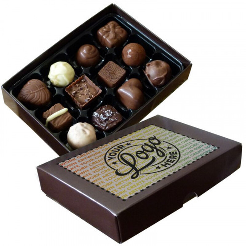 Luxury Personalised 12 choc Truffle Box