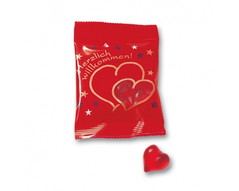 Valentine's Sachet Heart Shaped Jellies