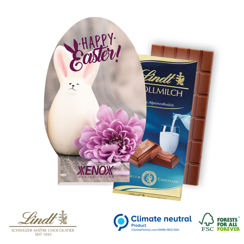 Lindt Easter Egg Shaped Chocolate Bar