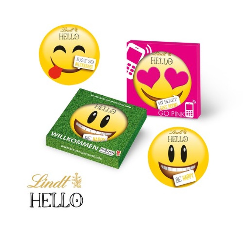 Personalised Lindt Emoji Single Gift Box
