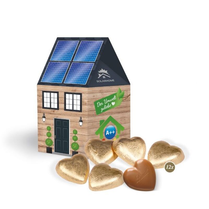 Promotional Lindt heart Eco House