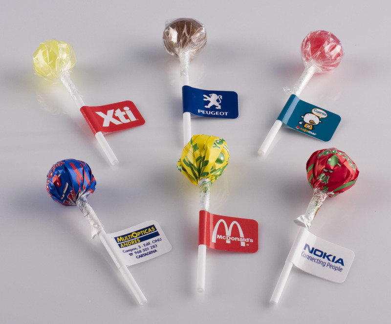 Personalised Lollipop with Flag