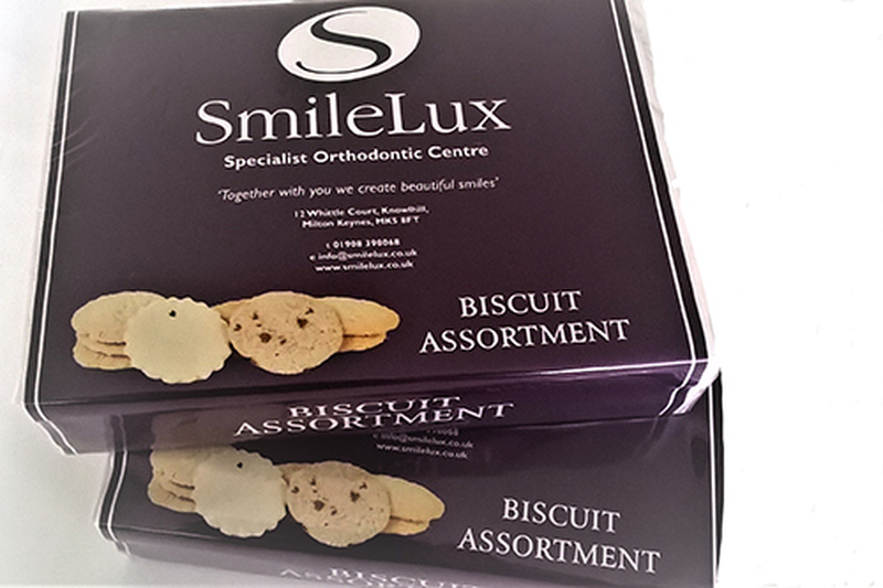 Personalised Box of Luxury Assorted Biscuits 450g