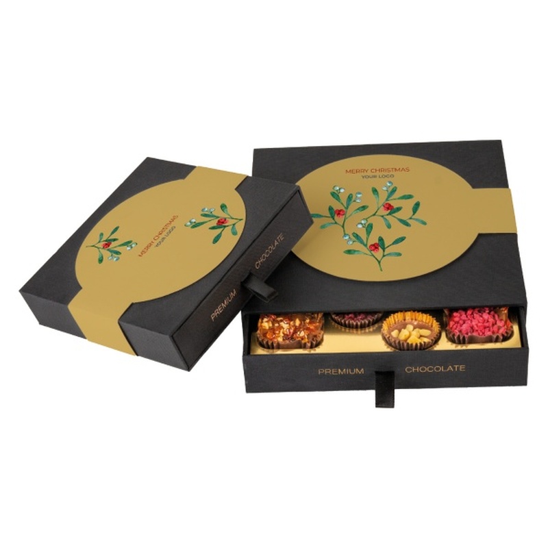 Premium Personalised Christmas Chocolate Gift Box