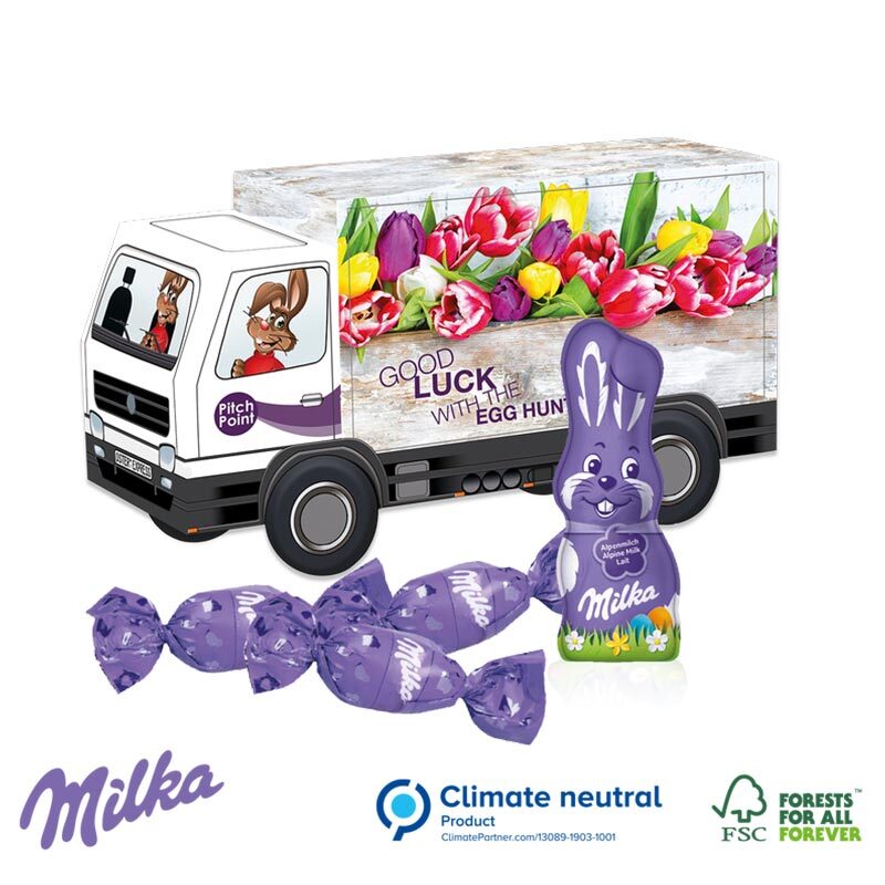 Milka Easter 3D Truck Gift Box