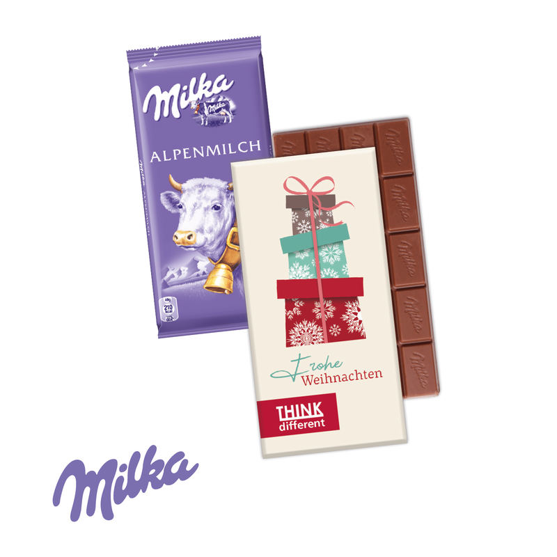Milka 40g Bar in Personalised Box