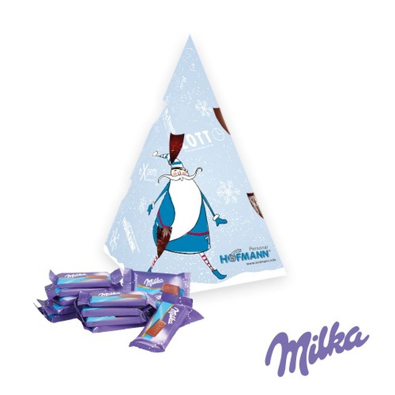 Personalised Milka Christmas Pyramid