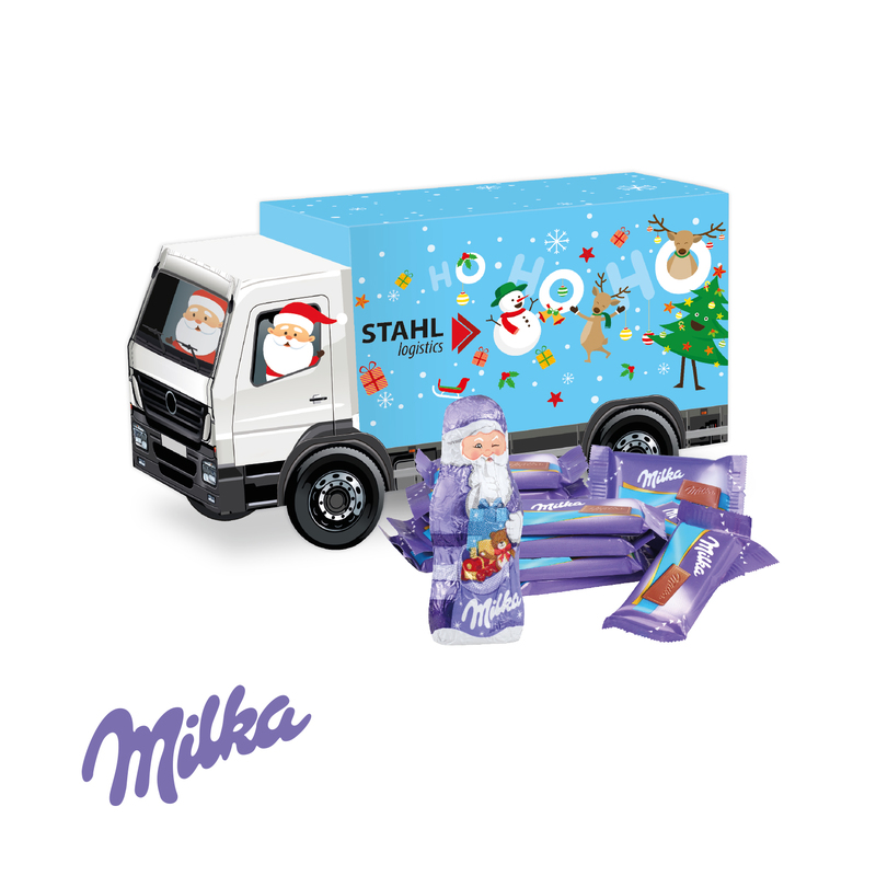 Milka Personalised Christmas Truck 