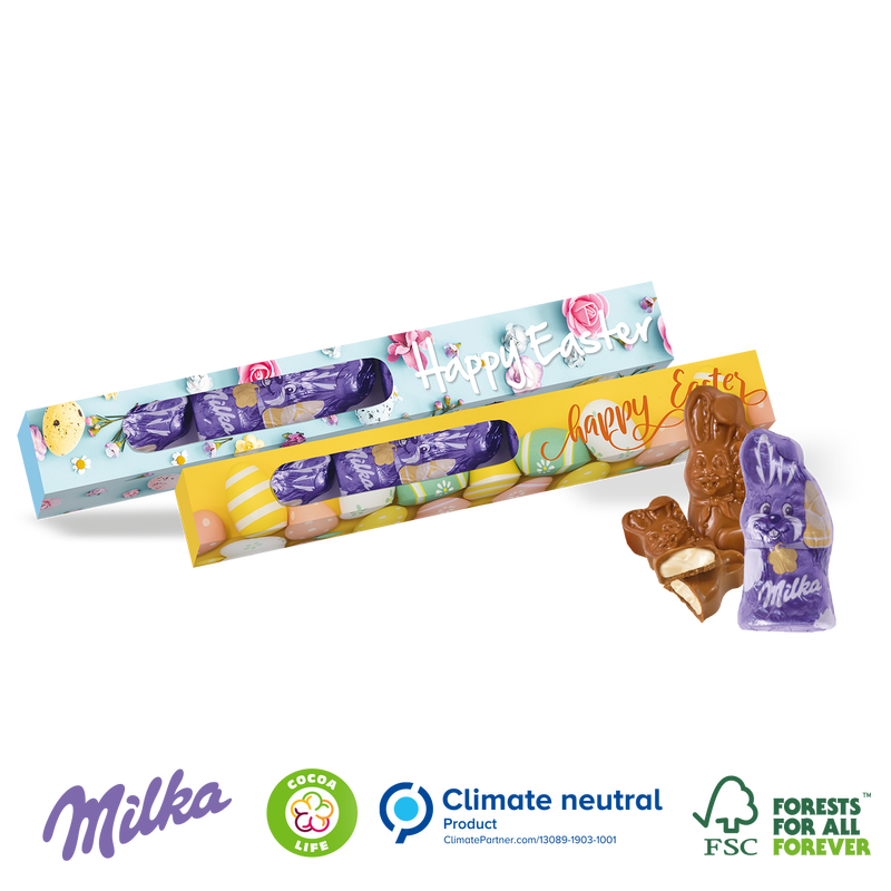 Milka bunnies Easter gift box