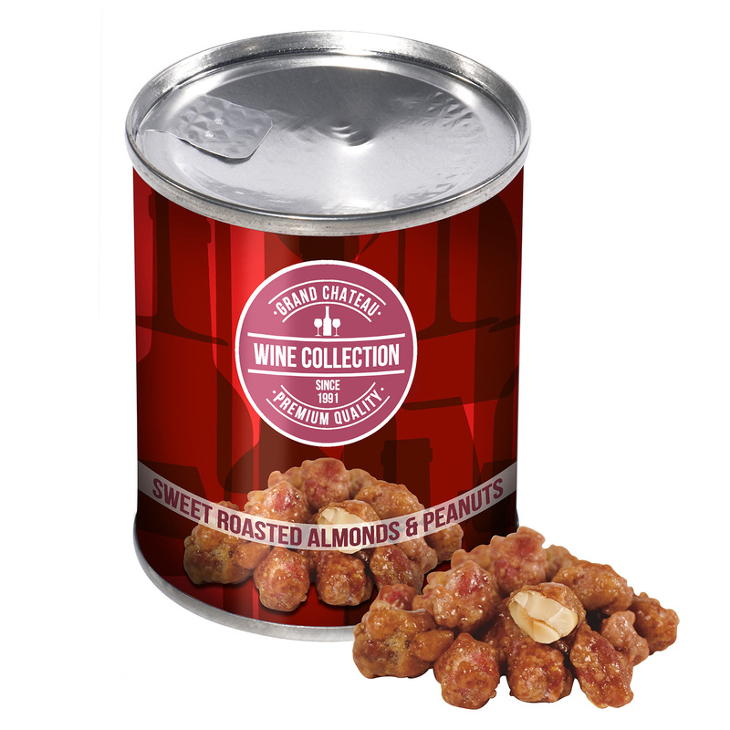 Personalised Can of Sweet Roasted Nuts