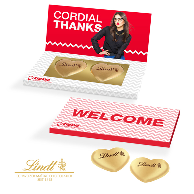 Lindt Two Heart Presentation Box