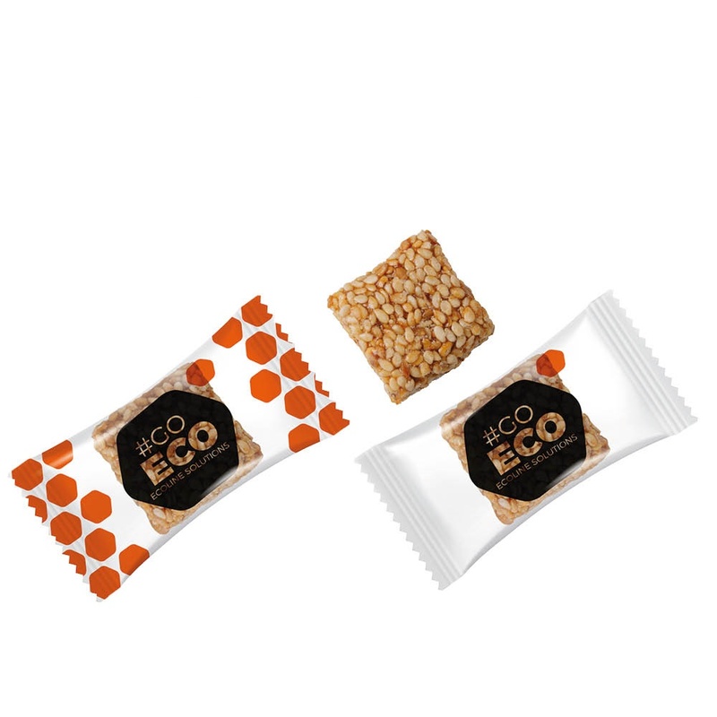 Promotional sesame snacks