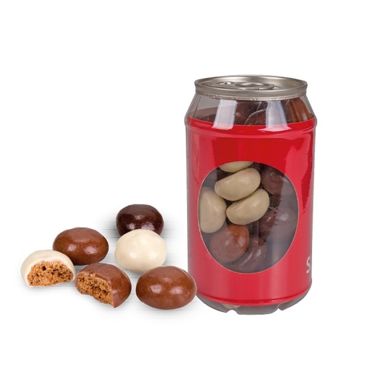 Promotional can of mini cookies